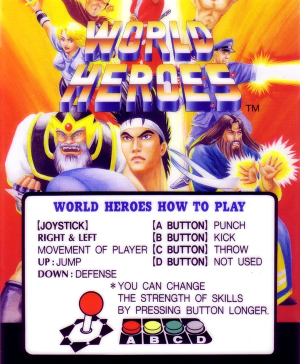 World Heroes mini marquee